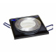 BERGE suspended ceiling spot light BRG71001 - glass - square - black