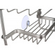 Hanging shelf for shower Silver Malatec 16721