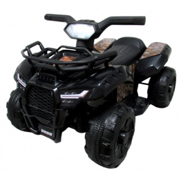 Quad J8AA black with battery, children's quad bikes with music light