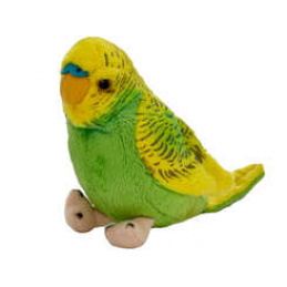 Plush Mascot Budgie Green-Yellow Parrot Bird 13cm 13728 Universal