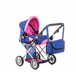Doris Stroller for dolls 9346/L Blue Pink
