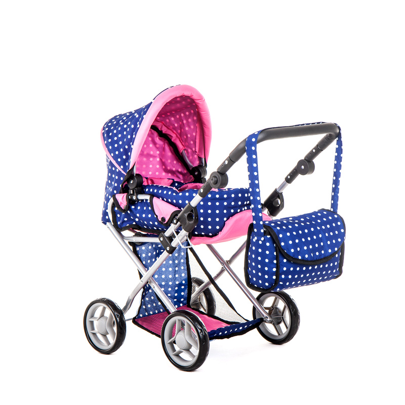 Doris Stroller for dolls 9346/L Blue Pink