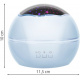 Deluxe night sky projector blue Malatec 16858