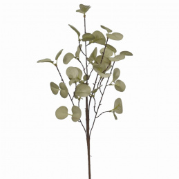 Artificial plant Eucalyptus branch 48 cm high green LIKE REAL