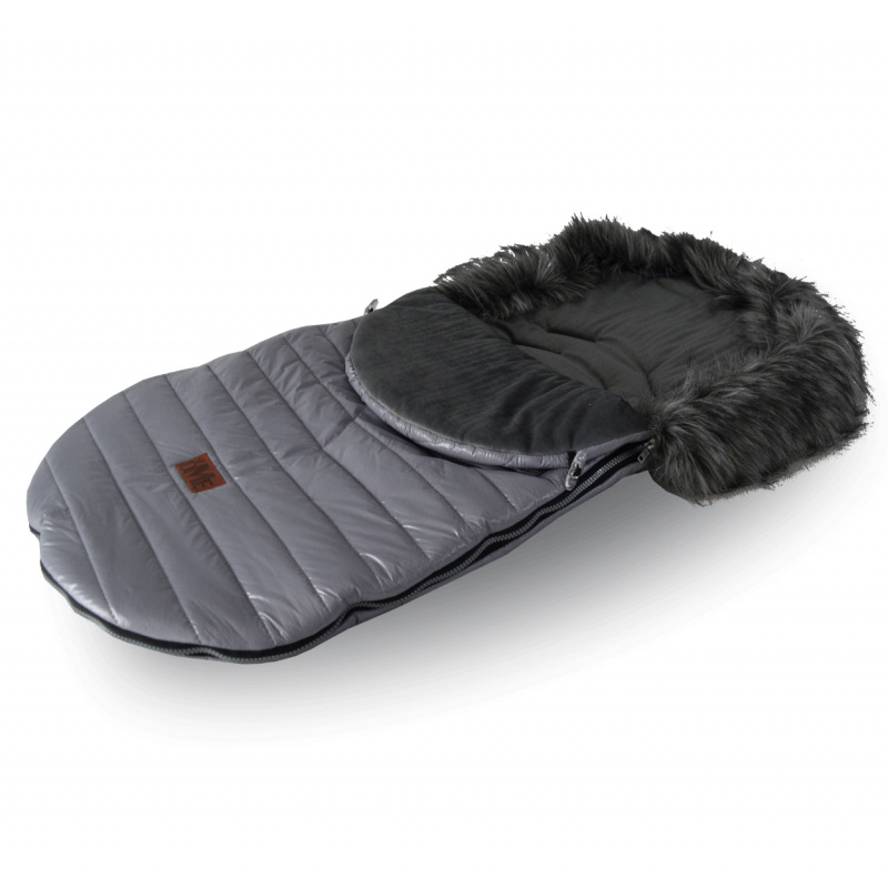 Nestor Winter snood R2 with fur coat Grey