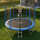 Aga SPORT TOP Trampoline 250 cm Blue + Safety Net + Ladder