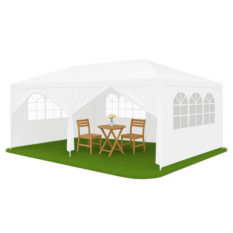Aga Garden Pavilion 3x6 m White