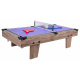 4-in-1 Game Table Desktop Version Gray