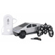 R/C Car TRACK Silver + Charging Station