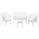 Aga Rattan set BAHAMA Silver