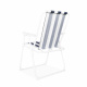 Aga Folding Chair OXFORD MR2126 Blue with Stripes