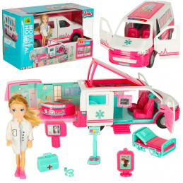 Ambulance mobile hospital accessories for dolls