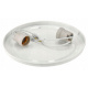 Round white surface-mounted ceiling light N/T 2x E27 + 2x LED bulb