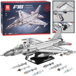 Reobrix Building Set Fighter Jet F16 1337 Pieces ZA5801 Universal
