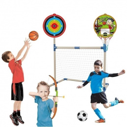 B19N SPORTS SET GOAL+BASKETS