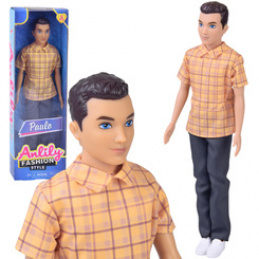 Anlily Boy Doll BRUNETTE Paulo in a shirt and dark pants ZA6006 B universal