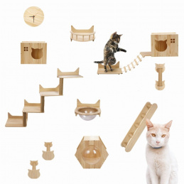 Cat playground 11 elements climbing wall