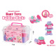 Set of Soft Blocks 32 pcs. Pink + Suitcase