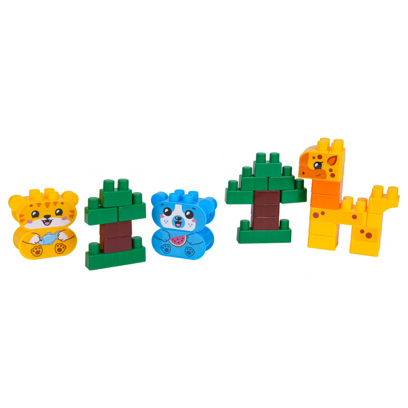 Big Blocks Set Animal Train