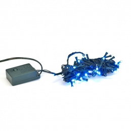 E10A CHRISTMAS LIGHTS BLUE 50LED 5M