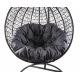 Aga Hanging armchair ORTA MR4202B-DG Black/Dark grey