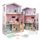 Aga Wooden dollhouse with furniture Pastel