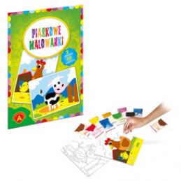 Alexander Sand Paintings Creative Set - 2 Pictures Cow and Hen ZA6082 Universal