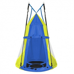 L70IB HAMMOCK STAND SQUARE SWING BLUE