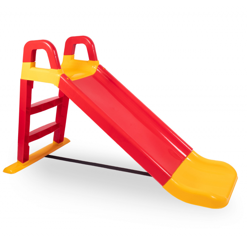 Doloni Slide with handle 140 cm Red-yellow