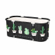 Aga Foldable Portable Bathtub 115x60x50 cm Black
