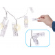 LED photography lights 1.5 m 10LED warm white