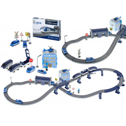 Aga Children's train-track Police 92 parts