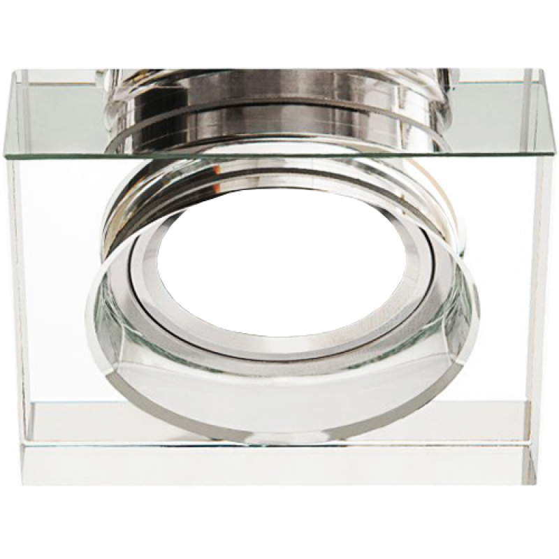 SMART Suspension spot light BRG70449 non-tilting - thick glass 2cm - square - mirror