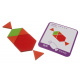 Wooden mosaic 155 pieces Kruzzel 17253