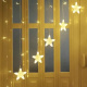 Light curtain 136 LED USB with remote control warm white KS19738
