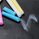 Self-adhesive paper board for chalk + chalk ISO 1086