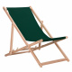 Aga 2x Wooden Folding Deck Chair Green