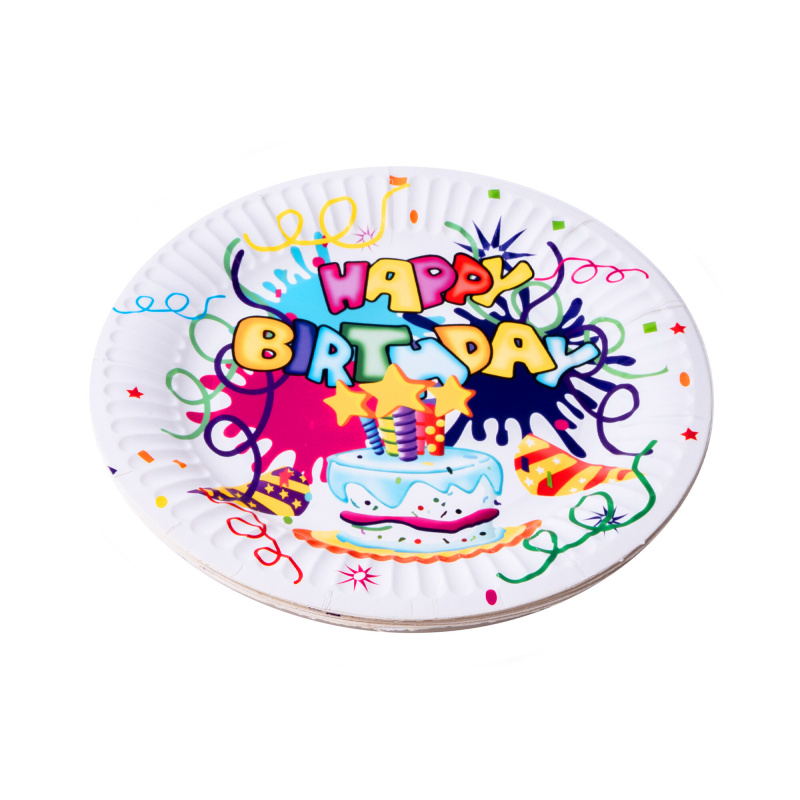 Aga4Kids Paper Plates 23cm DS932-5 10 pcs