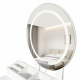 Aga Dressing Table with Mirror and Lighting + Stool White