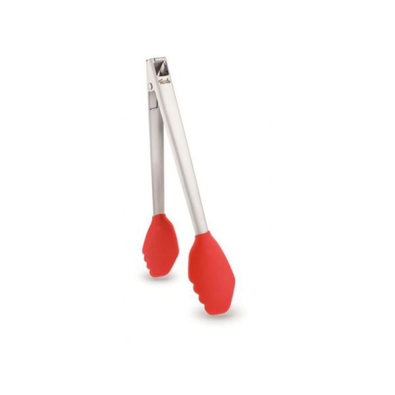 Kitchen tongs - silicone / stainless steel - Q! Fissler - Fissler