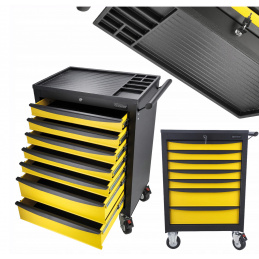7-drawer tool cabinet on wheels