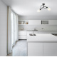 LED ceiling lamp LOFT - 2xE27 - KUBEK WHITE