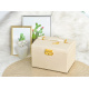 Jewellery box with key mirror beige ISO 6347