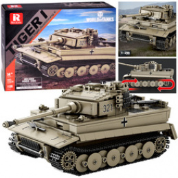 TIGER I Tank Building Set World of Tanks 1138 pieces 1:28 ZA5807 universal