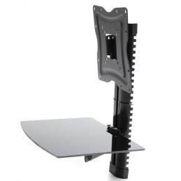 PL1 WALL SHELF FOR DVD + HOLDER 13-37"