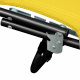 Aga 2x Garden Reclining Lounger with Canopy Yellow
