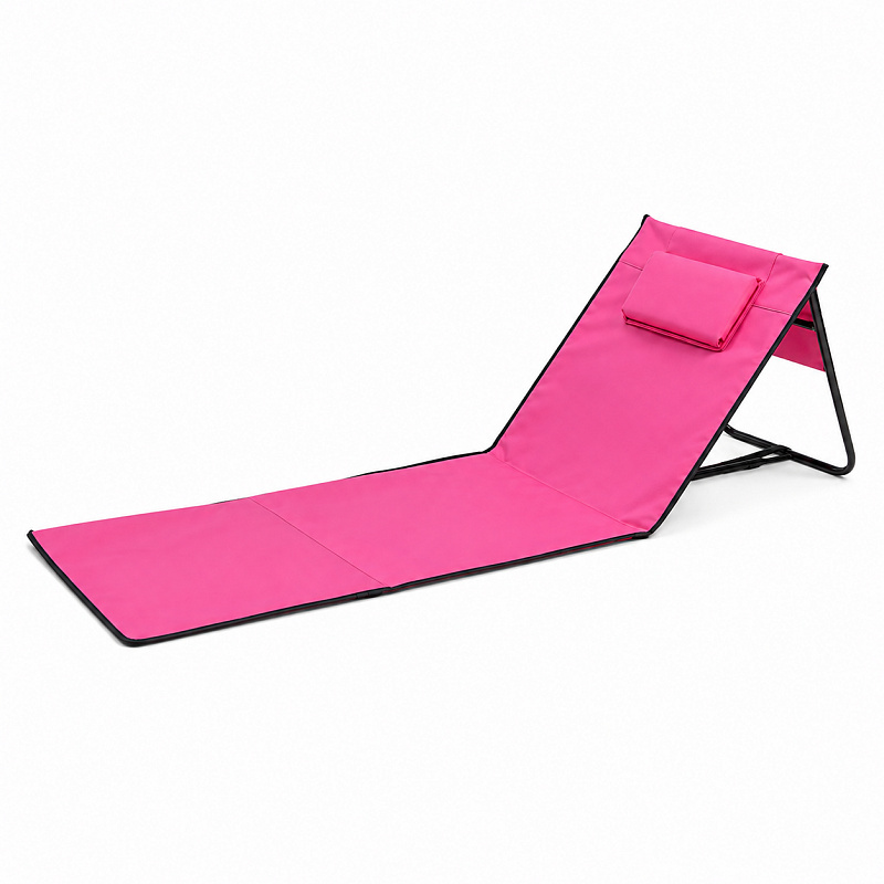 Linder Exclusiv Folding Beach Lounger Pink