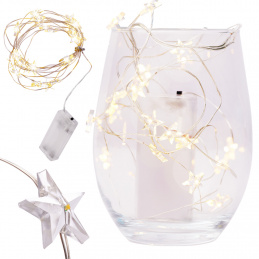 Aga LED Decorative Wire Stars 20 LED Warm White
