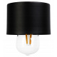 Hanging ceiling light LED wooden beam 3xE27 loft cup