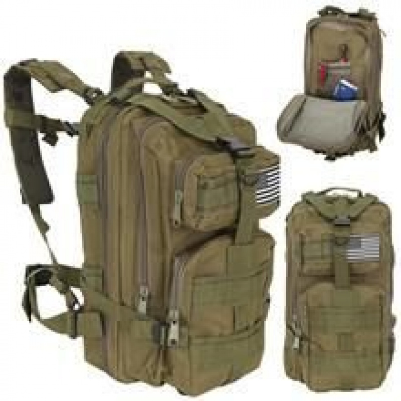 Military backpack 28L green ISO 8916